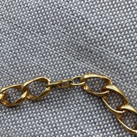 4 for $10 | Vintage gold tone chain link choker necklace - Picture 3 of 5